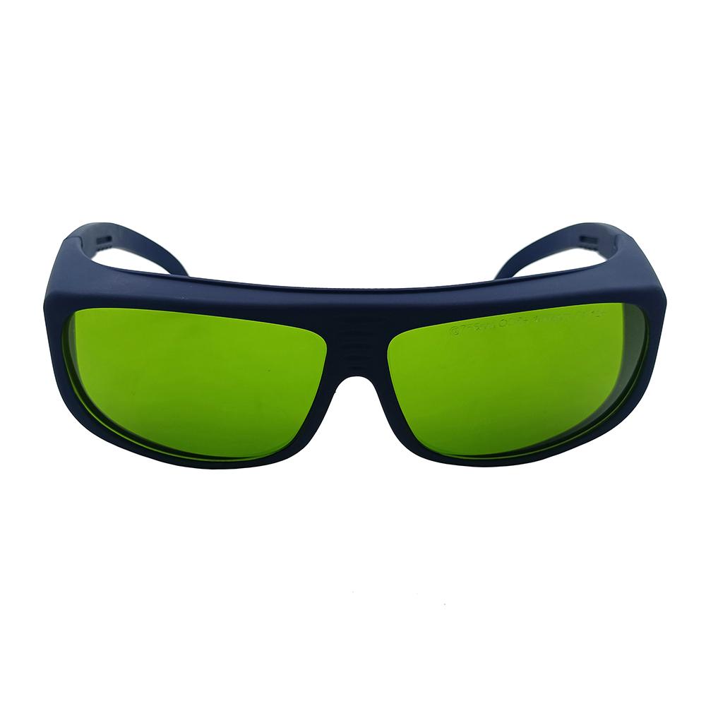 Red and NIR Laser Safety Glasses 600-1100nm 1064nm OD4+ OD6+ OD7+ OD12+ High Performance Laser Eye Protection Goggle (Green,XL-SG012B(755nm OD4+ & 1064nm OD6+)) зелёный