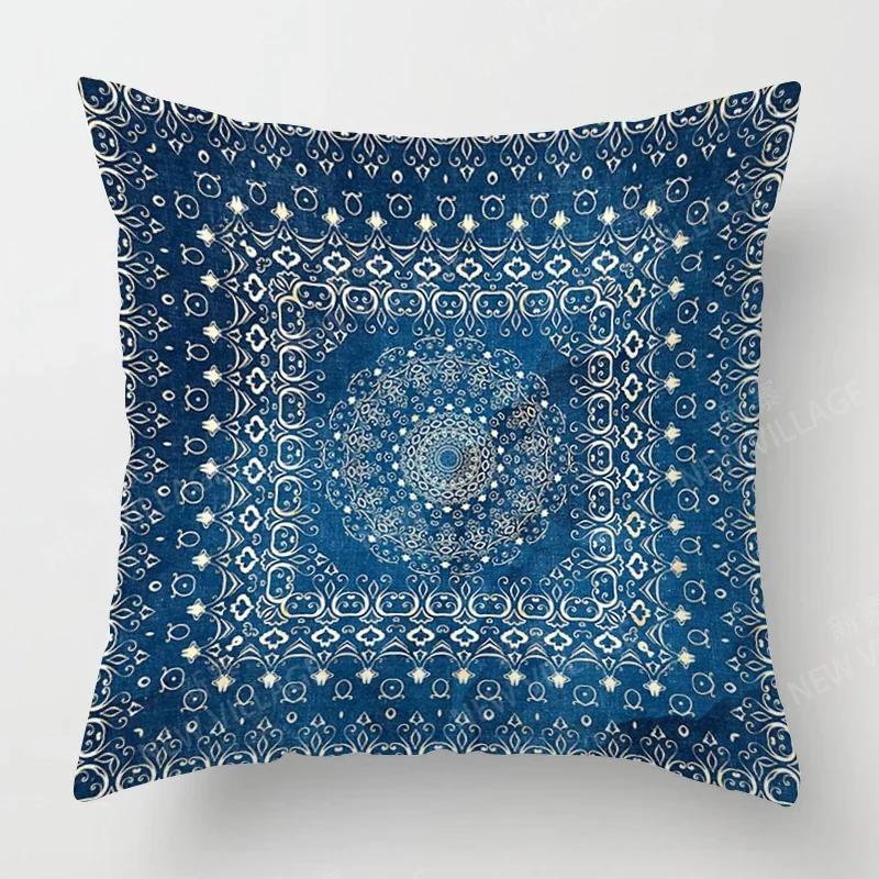 

Fall Home Decor Autumn Living Room Throw Pillow Cover Sofa Boho Cushion Cover Mandala 30x30cm