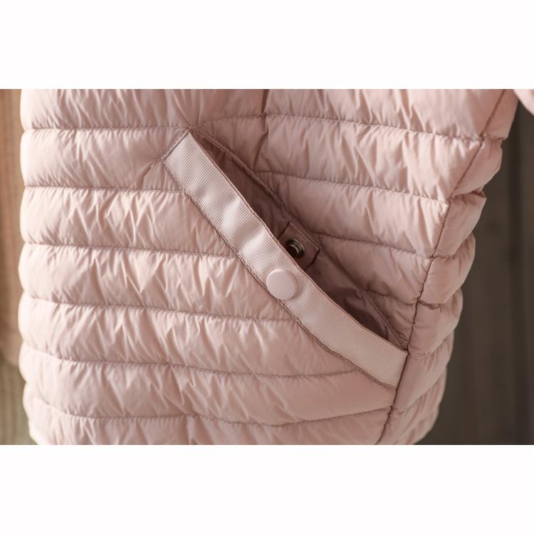 Women Down Jacket Hood Over Size Loose Casual Autumn Winter Outwear Coat