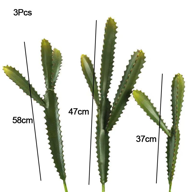 Artificial Cactus Fake Big Cactus Plants Faux Cacti Saguaro for Indoor Outdoor Home Office Shop Garden Decoration