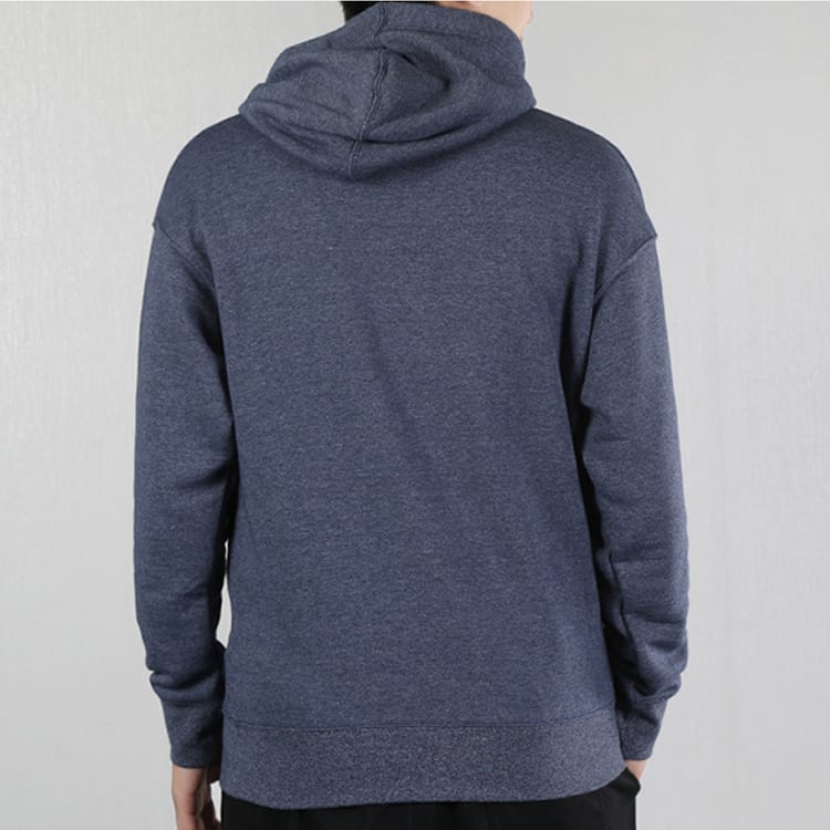 Nike HERITAGE 2.0 Logo Print Knitted Fabric Sports Thickened And Fleece Lined Sweatshirt Men's Dark Gray BV2934-410