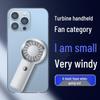 F3 Mini Handheld Climbing Fan: Portable Turbine, USB Rechargeable, High-Speed Desktop & Outdoor Use.