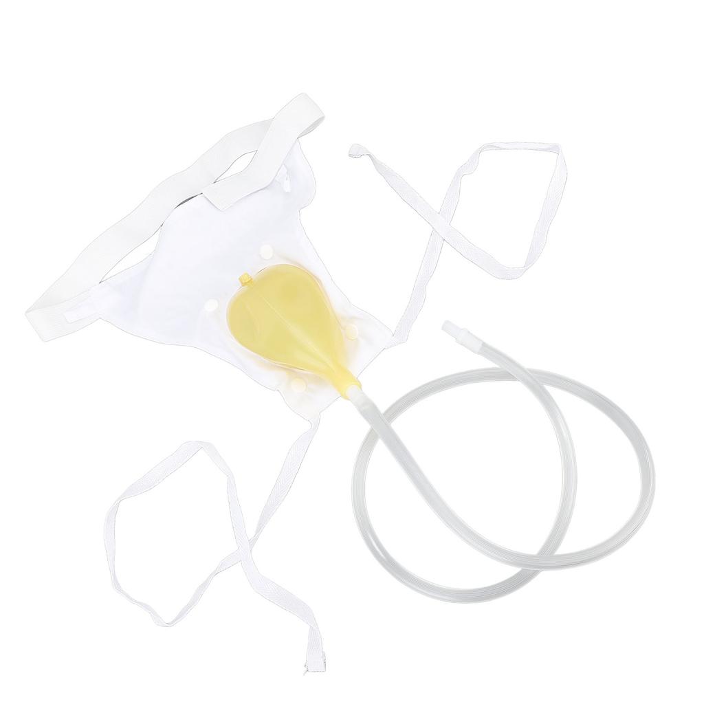 1000ml Dámský sběrač moči Šetrný k pokožce Prodyšný Dámský gumový pisoár Držák na moč Přenosný Nositelný Sáček na moč pro Domov Nemocnici