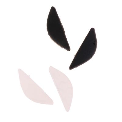 Almohadillas Nasales para Gafas Tapón de Silicona Suave Piezas Nasales para Gafas Antideslizantes Empujar Hacia Adentro Protectores Nasales Kits de Reparación Piezas