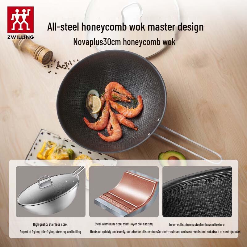 ZWILLING 17-Piece Cookware & Knife Set with Rice Cooker