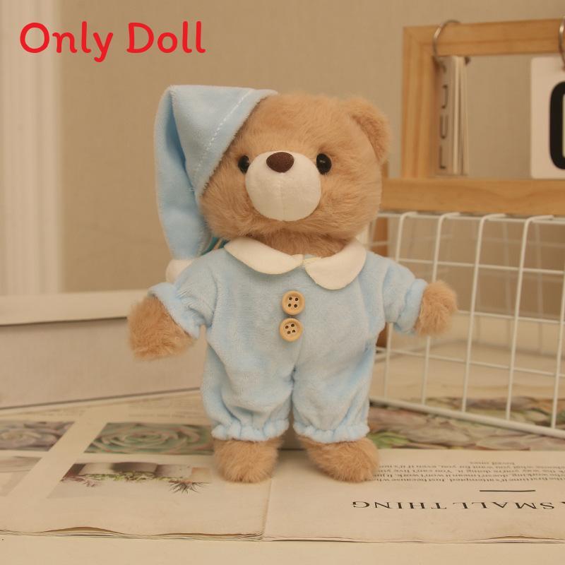 Plush Bear Keychain With Sleepwear Design For Kids And Adults