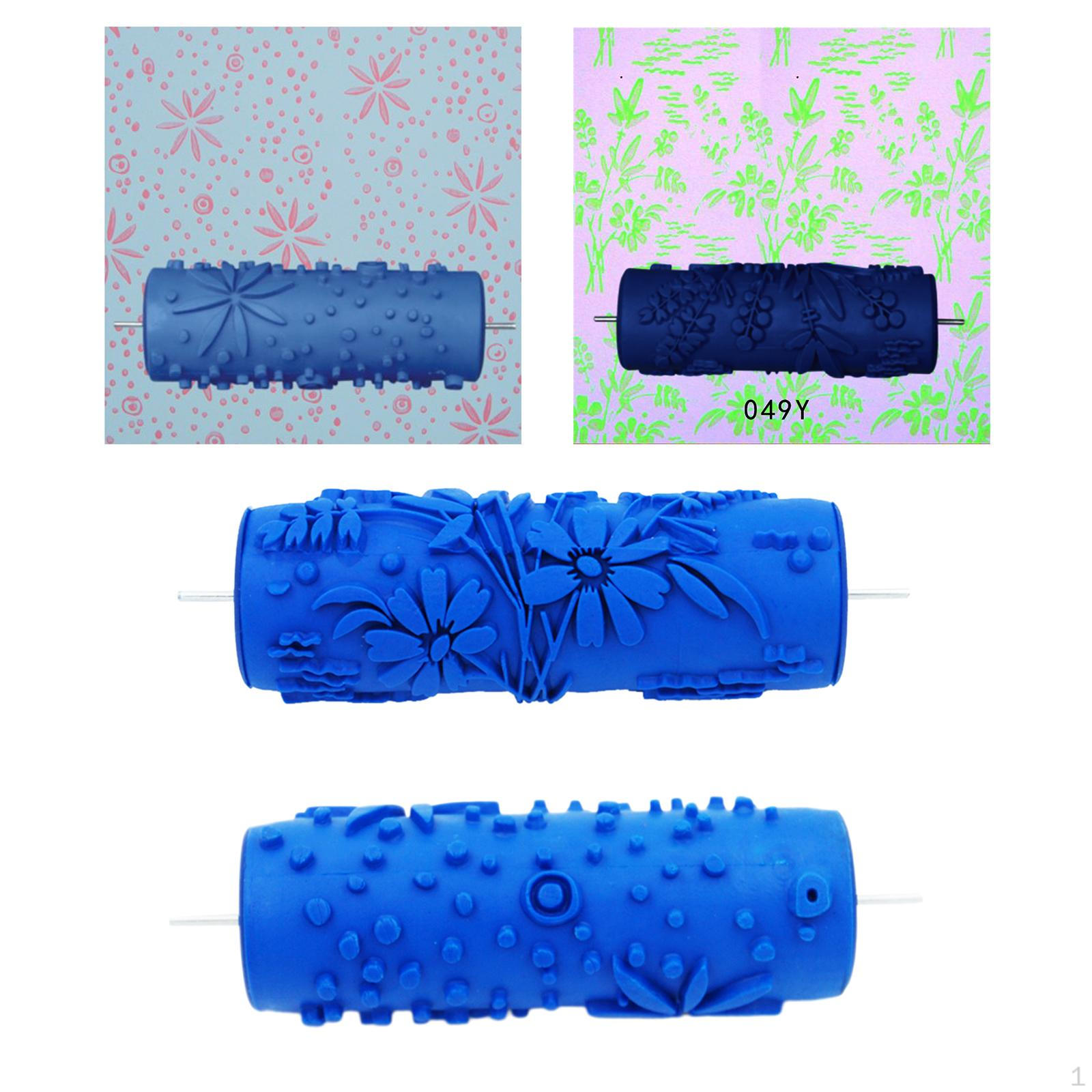 

2 шт. 5 Инструменты для покраски с тисненым цветочным узором