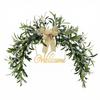 Artificial Olive Wreath Vine - Decorative Ornament for Mirrors & Fireplaces
