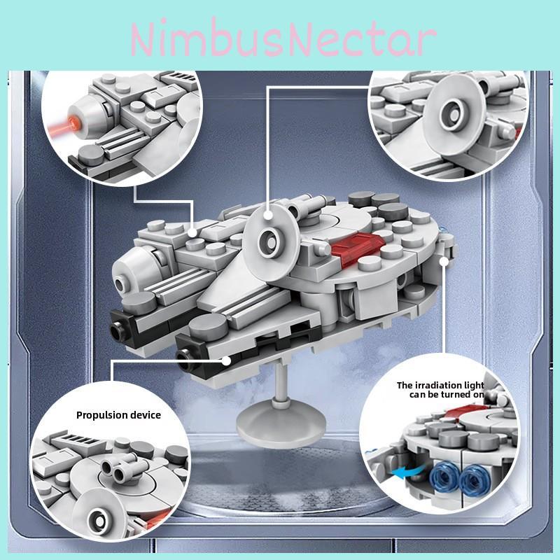 Millennium Falcon Building Blocks Set With Abs Plastic For Gift Kids
