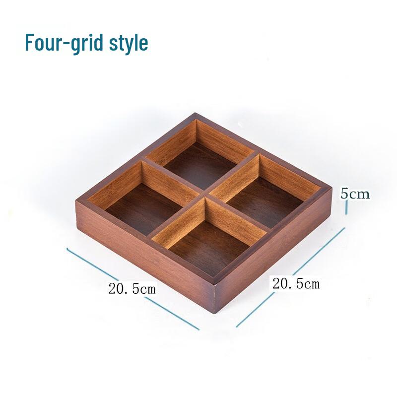 

Chinese Style Wooden Compartmental Serving Tray