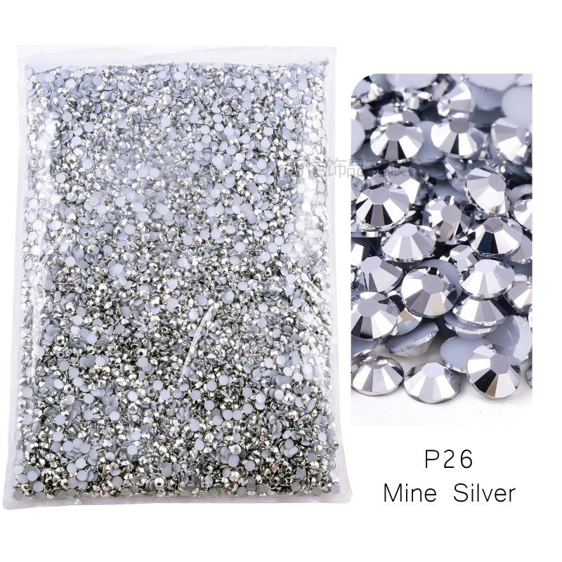 Jelly Resin Flat-Bottomed Diamond, Nail Art Beauty, Mobile Phone Case Decorative Rhinestone Diy Decorative Clothing Accessories