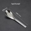 Stainless Steel Long-Handle Thickened Flat Spoon for Home, Hotel, or Restaurant