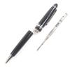 Excellent MONTBLANC Ballpoint Pen Meisterstückle Grand Twist Type Black Silver Used