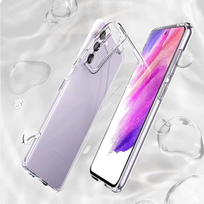 Coque de protection - TRANSPARENT - Samsung Galaxy S21 FE 5G - UltraSlim - Film Verre Trempé - 0.3 mm