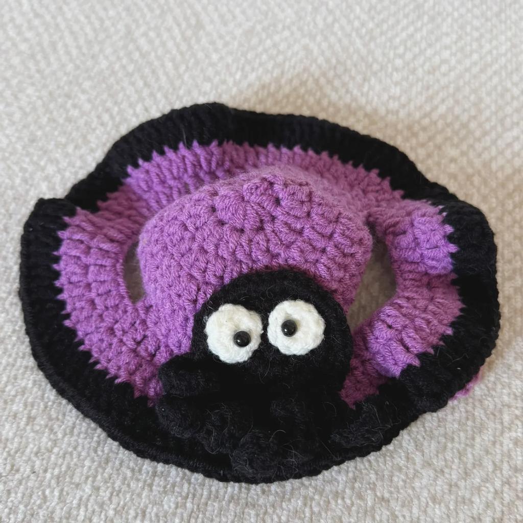 Cappello Gatto Carino Lavorato a Maglia per Animali Domestici Elastico Autunno Inverno Cuccioli Gattini Accessori per Foto di Festa Accessori per Animali Domestici