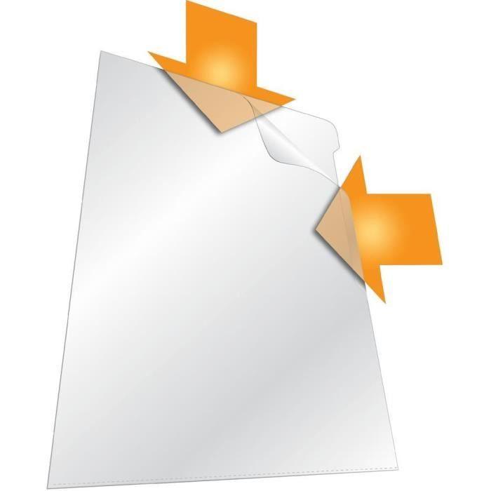 Pochettes Durable transparentes DIN A4 x50