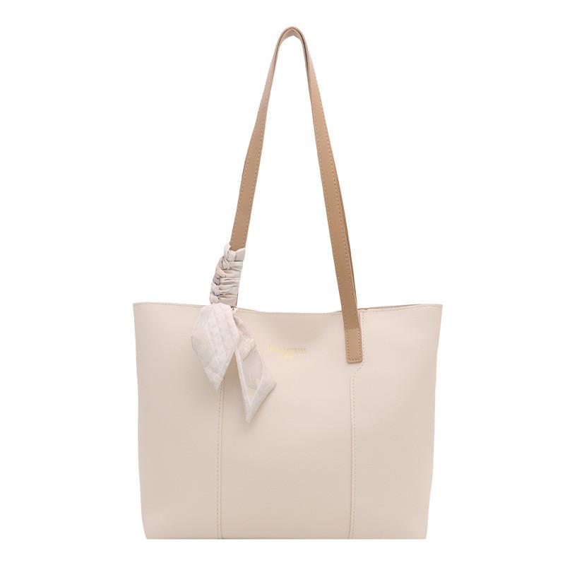 Womens Large Pu Tote Bag With Double Straps And Zipper Closure For Daily Use