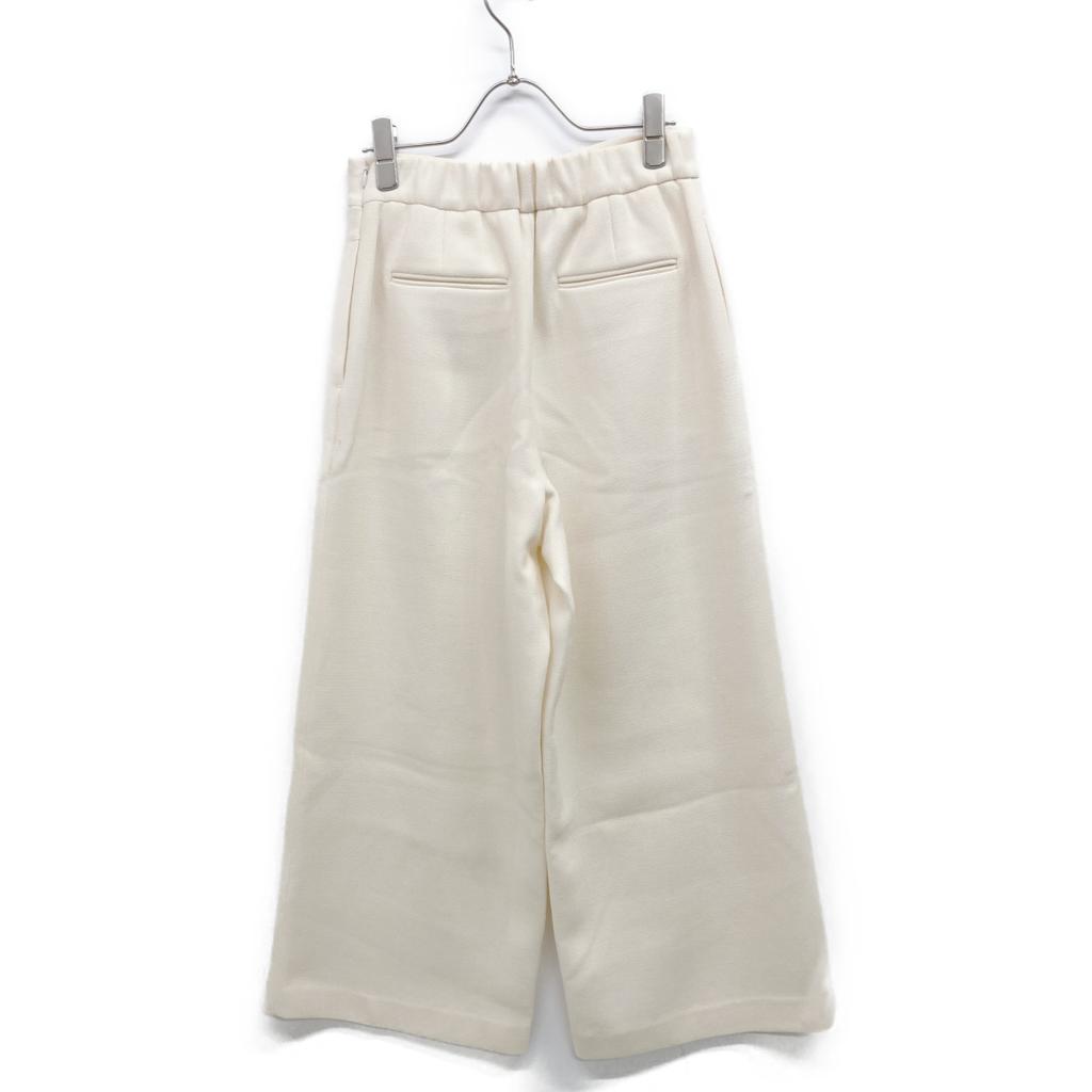 Kiton Cream D42102K05P54 Wool Wide Slacks Pants Bottoms 38 IvoryUsed