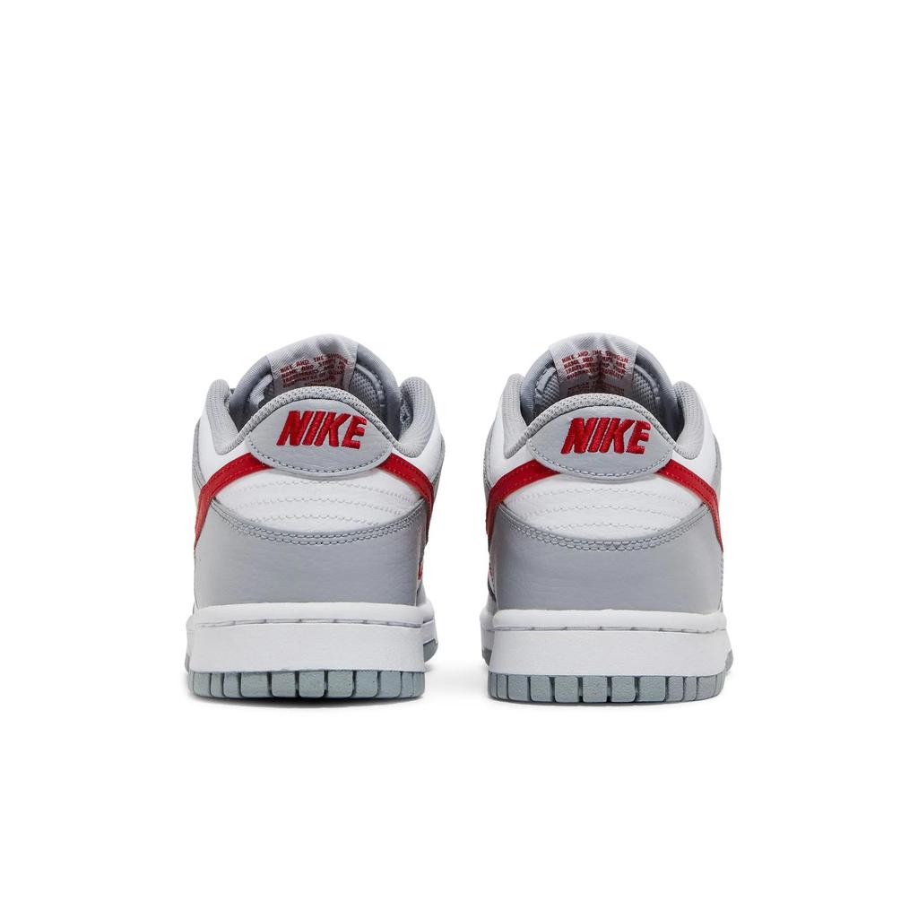 Nike Dunk Low Grade School 'Grey Red' (Unisex) Kids' Skateboarding Shoes DV7149 001