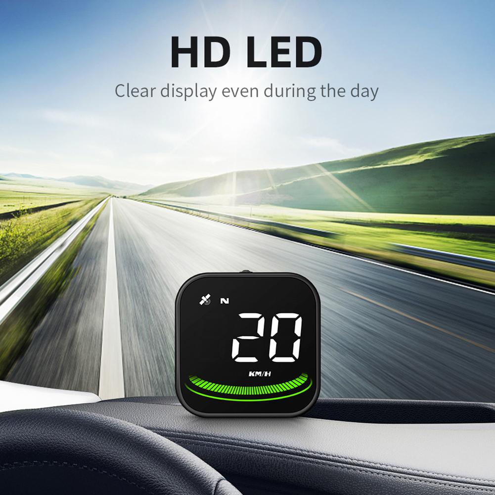 G4 Многофункциональный Автомобильный HUD-дисплей на лобовое стекло Универсальный Автомобильный HUD-дисплей на лобовое стекло Умный Цифровой Напоминание-Будильник для Безопасного Вождения Автомобиля China Mainland