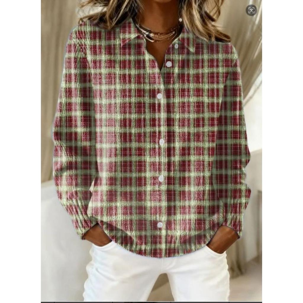 Damenhemd mit Revers und Strickjacke, Einfarbig gestrickt, 3D-Druck, Weihnachten, Herbst, Winter