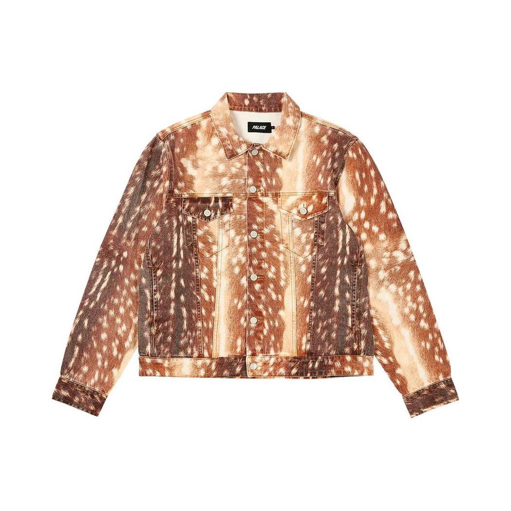 Palace Type P Jacket Deer Print Unisex Outerwear Multi-Color P26JK005