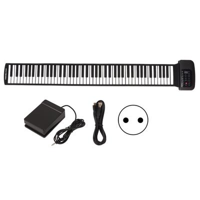 Piano Enrollable 88 Teclas Bocina Única Función MIDI Bluetooth Piano Enrollable Flexible con Tono Externo