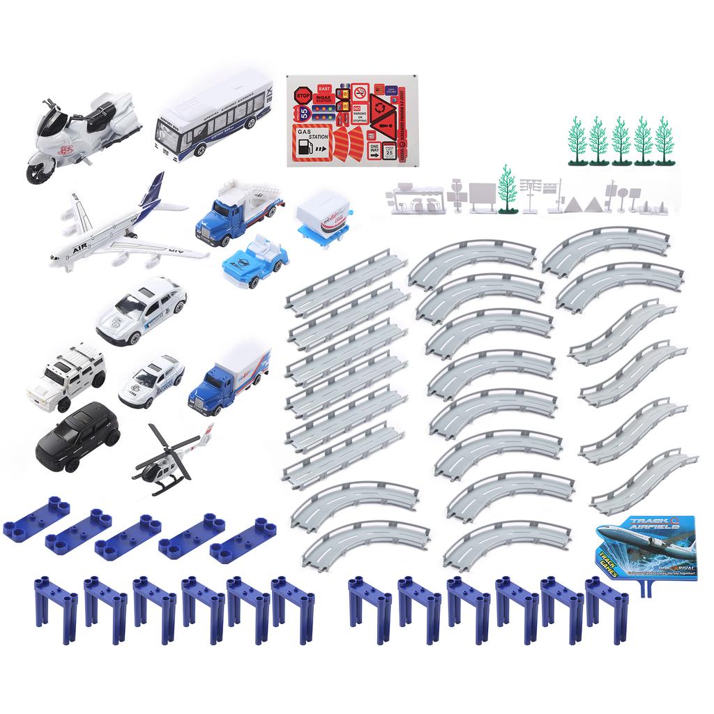 Car Tracks Toy Electric Children Kids Toddler DIY Assembly Building Track Vehicle Toy SetCM557-1