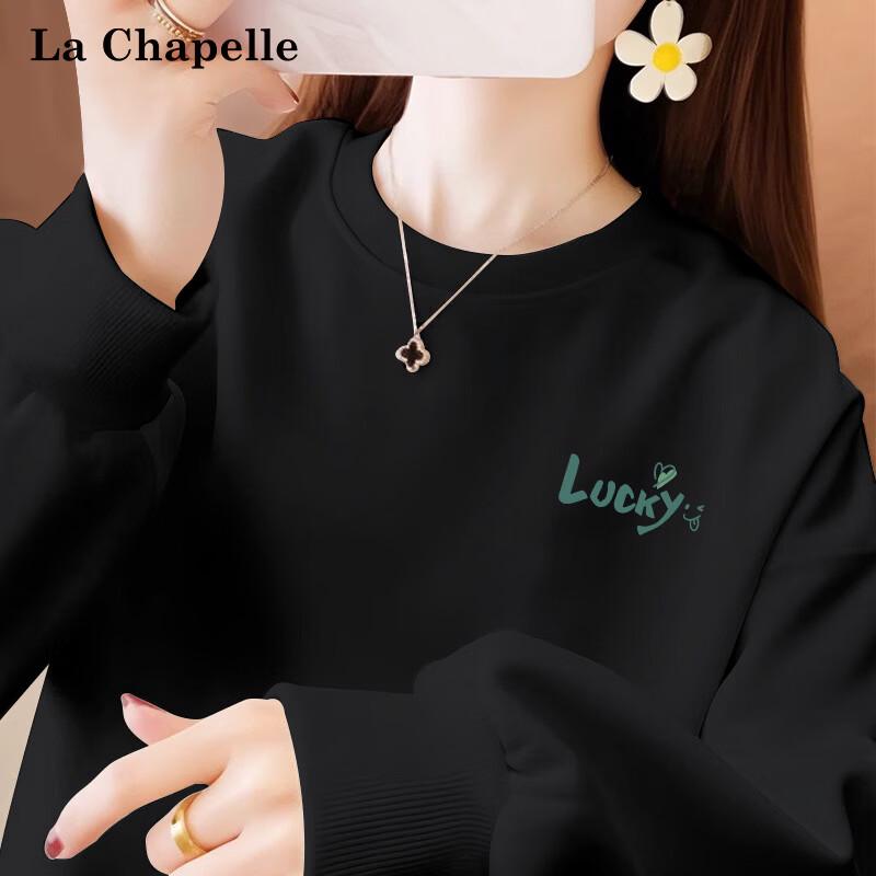 La Chapelle Women s Round Neck Loose Casual Sweatshirt 2XL