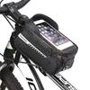 Bicycle Front Beam Bag Front Tube Cycling Bag Bicycle Waterproof Phone Case Holder Touchscreen Waterproof Bag Accessories
