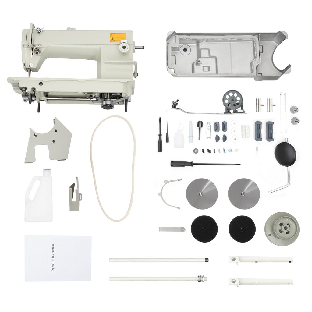 Industrial Automatic Sewing Machine, SM 6-9 Portable Leather Upholstery Walking Foot Sewing Machine,for Jeans,Tents, and Leather