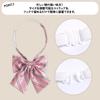 Adjustable School Ribbon, Checkered, Yellow, Bow, Solid Color, for Junior and Senior High School Students, Girls' Uniform Accessories, Multiple