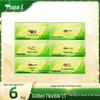 Tecido Facial Xin Xiang Yin Talk 3 Folhas, Tamanho Pequeno, 130 Folhas, Pacote com 6