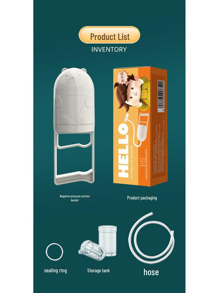 Infant and Child Nasal Aspirator for Home Use