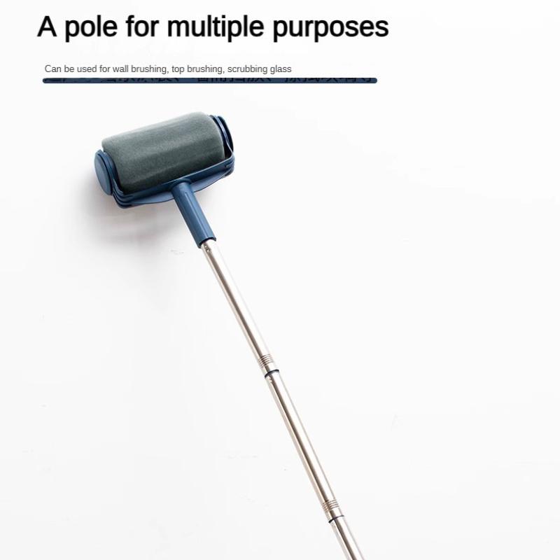 1pc Self-priming Large Drum Brush, Wall Painting Brush, Latex Paint Wall Brush, Painting Accessories