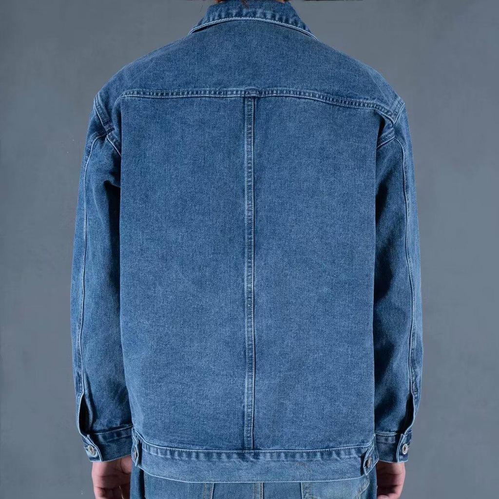 Herren Trendy Koreanischer Stil Jeansjacke für Frühling und Herbst