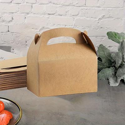 Hochwertiges 20-teiliges Set: Handgefertigte Party-Geschenkboxen aus Kraftpapier für Süßigkeiten und mehr