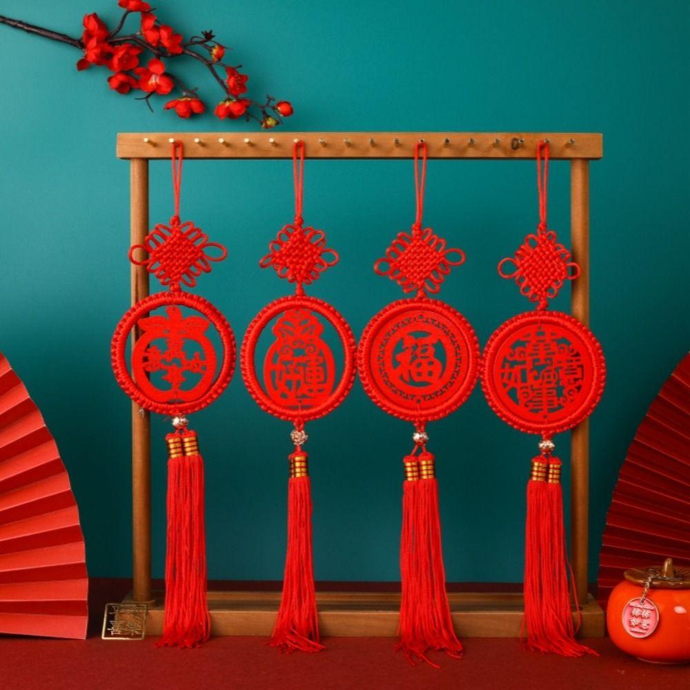 Traditional Chinese Knot Pendant Reusable New Year Ornament  Christmas