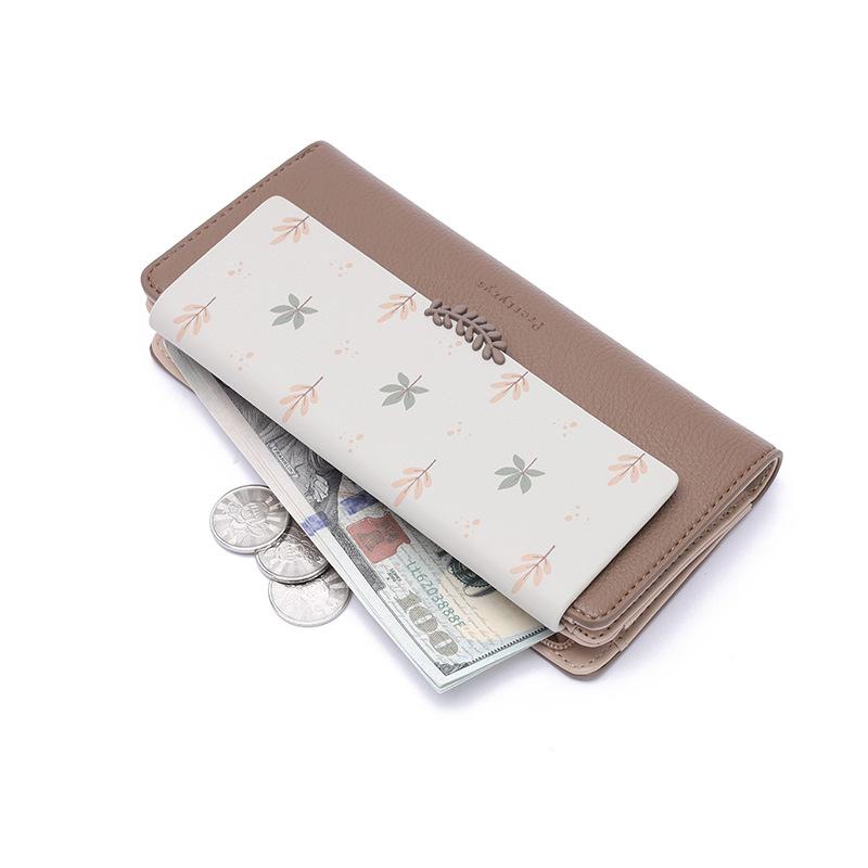 Fragrant Women's Long Wallet Large Capacity Multifunctional Hand-held Bag Wallet Card Bag