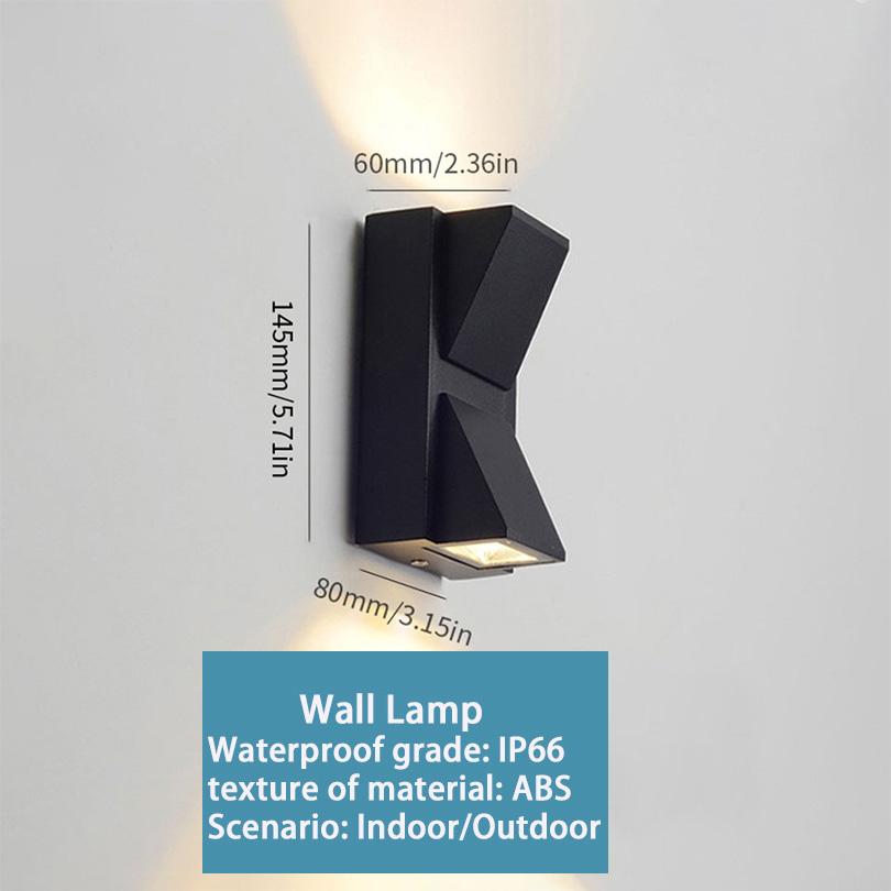 LED Outdoor Wall Lights  Exterior Wall Sconce IP66 Waterproof Led Sconce Lamp for Porch Front Door Garden Wall Lamp