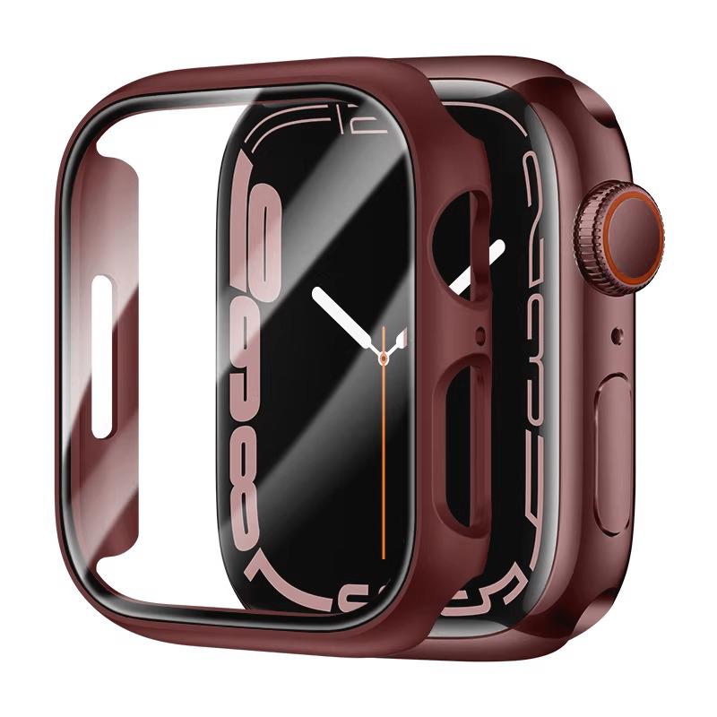 Case for Apple Watch 46mm 42mm 49mm 45mm 41mm 44mm 40mm PC Bumper Anti-fall Protective Sleeve iWatch Series 11 10 Ultra 9 8 7 SE