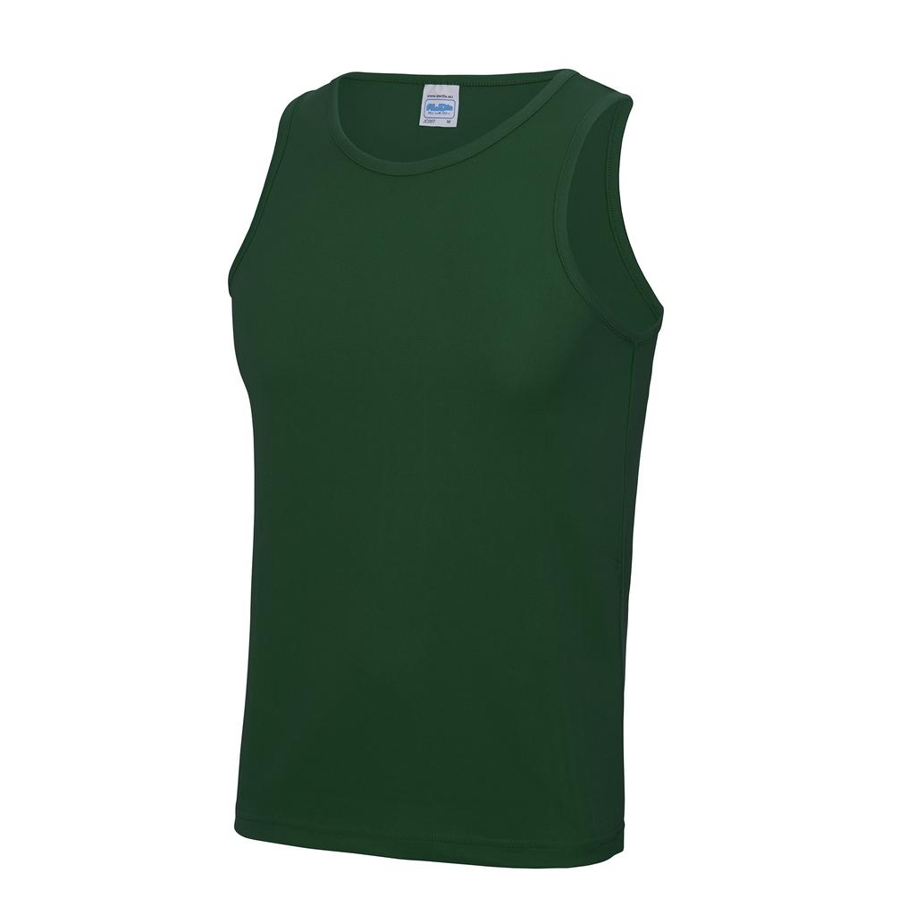 AWDis Just Cool Mens Sports Gym Plain Tank / Vest Top