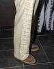 Hadeukoeoleobeo Raw Heavy-Fleece Pants Oat Beige
