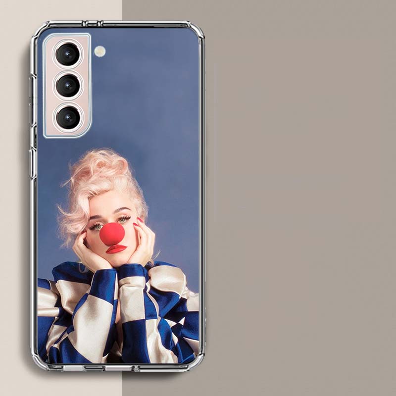 Singer K-Katy Perry Phone Case For Samsung Galaxy S25 Edge S24 S23 FE S21 S20 S10 Plus S22 S26 Ultra Cover Clear Cases TPU Capa