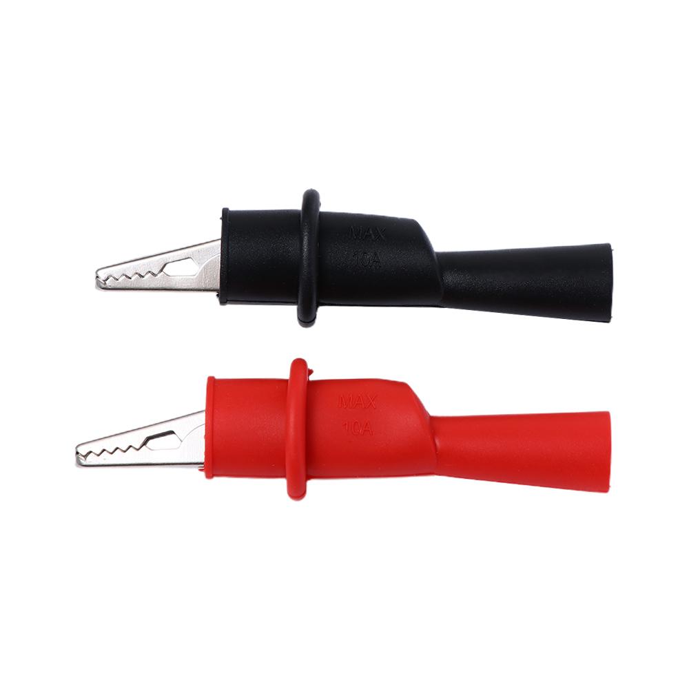 Clip Clamp Electric Testing For Multimeter Connectors Terminals Test Clips Alligator Clips