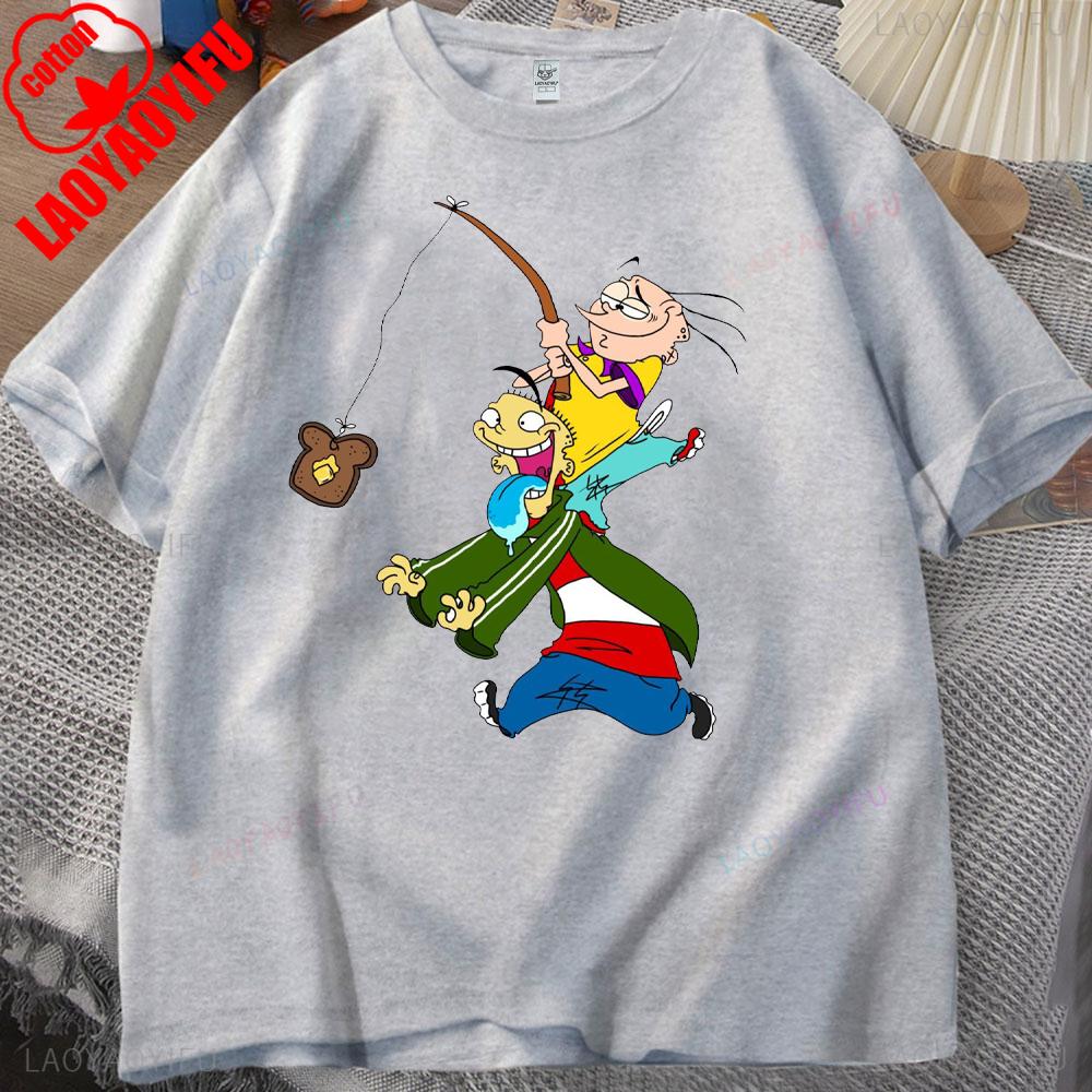 EdEdd N Eddy Unisex T Shirt EdEdd N Eddy Printed Tshirt Tops EdEdd N Eddy 90s Funy T Shirt Cartoon Figure High Quality Cotton