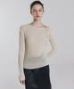 Annie'S Clue One Shoulder Long Sleeve (Ecru)