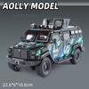 1:24 Alloy Sabertooth Model Police Cars Diecast Toy Wheels Turned Miniature Vehicle Wheel Pull Back Car For Child Festival Gifts