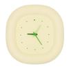 Bubble Desk Clock Quiet Movements Creamy Yellow Creative Wall Clock for Home Office Study Room Decoration Accessories