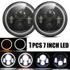 Motorbike LED Headlamp 12V Angel Eye DRL Light Strong Lumens for Cruiser Scooter and Touring Applications